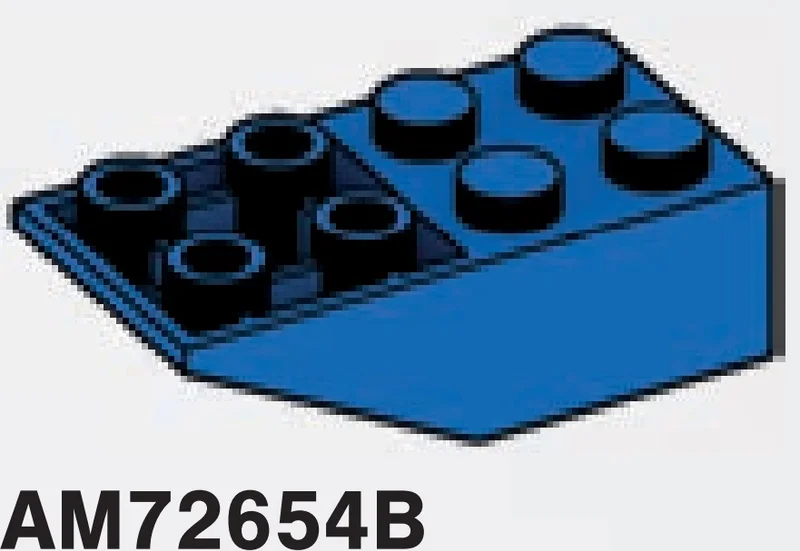 Slope Inverted 33 2 x 4 in Blue