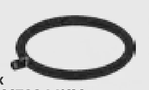 Bar 6 x 6 hoop on small pin in Gray, Dim (Metallic)