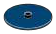 Plate Round 4 x 4 round with single stud on 2 x 2 base in Blue, Midnight