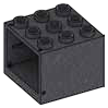Container: cabinet 3 x 2 x 3 in Metal, Iron (Metallic)