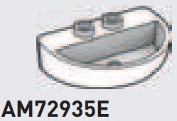 Fixture: basin 4 x 1 x 3 half-round in White