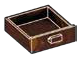 Fixture: drawer 3 x 3 in Brown, Zinnwaldite