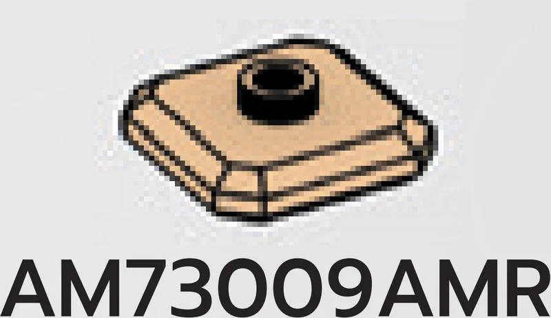 Plate 2 x 2 faceted with one central stud in Brown, Light Tan