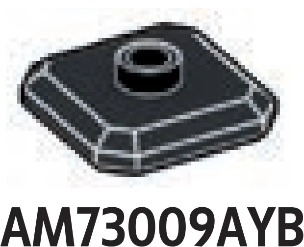 Plate 2 x 2 faceted with one central stud in Gray, Dark Charcoal