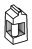 Gear: beverage carton in White