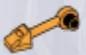 Armor: Cyclops foot, toe, left in Gray, Dark (Flake)