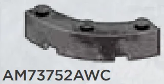 Brick 4 x 4 corner round in Gray, Dark (Metallic Camo)