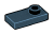 Plate Modified 1 x 2 with one stud, offset in Gray, Dark Smoke