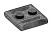 Plate 1 x 2 with handles in Gray, Dark (Metallic Camo)