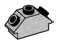 Slope brick 45 1 x 2 double in Gray, Steel