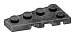 Wedge Plate 2 x 4 - Left in Gray, Dark (Metallic Camo)