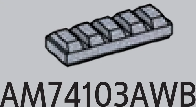 Tile 1 x 3 with five vertical trapezoidal projections in Gray, Medium (Metallic)