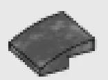 Slope brick 33 2 x 0.67 x 2 with curved slope