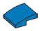 Slope 33 2 x 0.67 x 2 with Curved Slope in Blue with Speckles, Bright