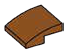 Slope 33 2 x 0.67 x 2 with Curved Slope in Brown, Caramel