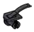 Connector: axle 1 stud long with suspension spring, left in Metal, Iron (Metallic)