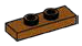 Plate Modified 1 x 3 with two studs in Brown, Caramel