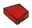 Wedge Tile 1 x 2 without corner, left in Red (Camo)