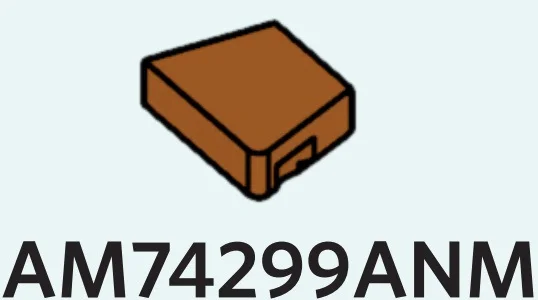 Wedge Tile 1 x 2 without corner, left