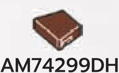 Wedge Tile 1 x 2 without corner, left in Brown