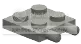 Plate 2 x 2 with two horizontal pegs in Gray, Light (Metallic)