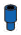 Connector: pipe, small with pin in Blue