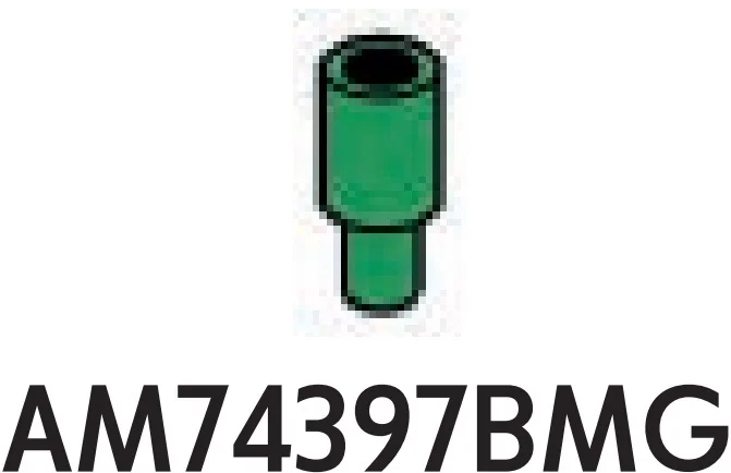 Connector: pipe, small with pin in Green, Forest