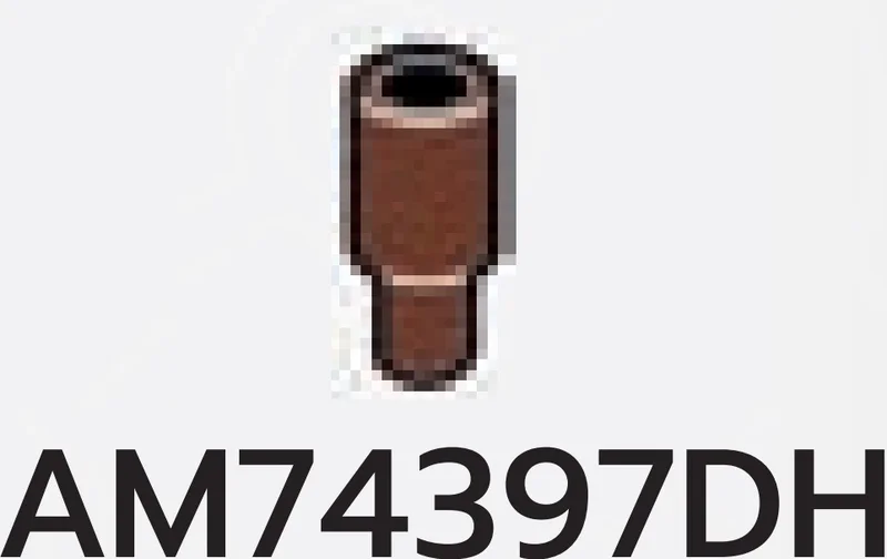 Connector: pipe, small with pin in Brown