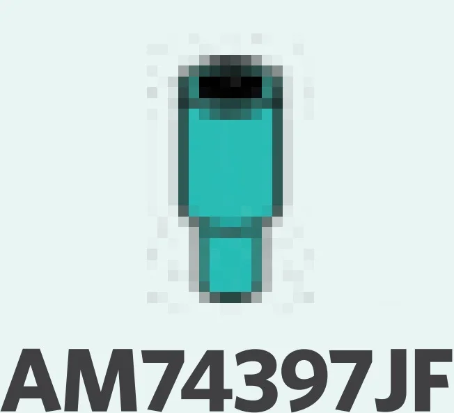 Connector: pipe, small with pin in Blue, Robin's Egg