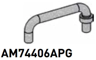 Bar 1 x 4 double elbow in Gray, Steel