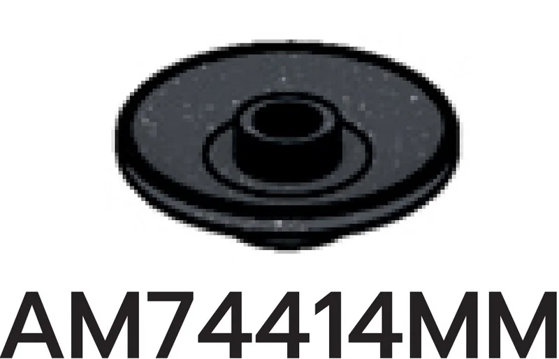 Fixture: dish, 2 x 2 on single stud in Metal, Iron (Metallic)