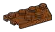 Wedge Plate 4 x 2 in Brown, Caramel