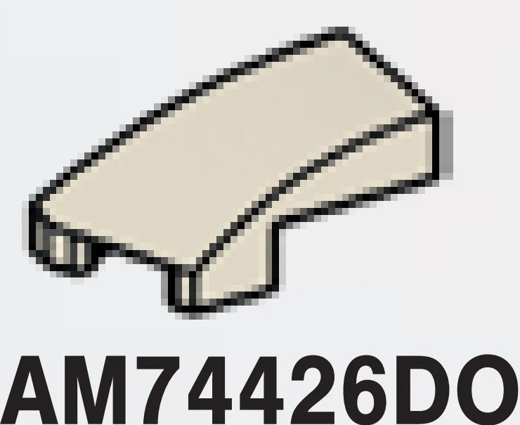 Wedge 25 1 x 2 Curved Slope, Left in Gray