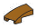 Wedge 25 1 x 2 Curved Slope, Left in Brown, Caramel