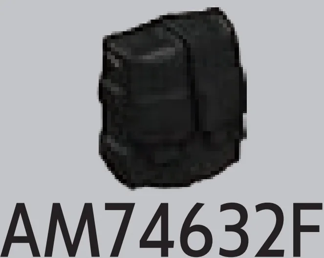 Gear: Rifle Ammo Pouch Two Cell w/ Peg Hole in Black