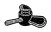 Airfoil, Propellor Rotor w/ 3 Blades, Small in Black