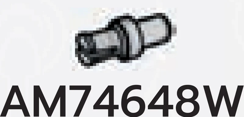 Connector: pin with small axle in Clear (Translucent)