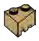 Wedge Brick 2 x 2 without right corner in Sand, Dark (Camo)