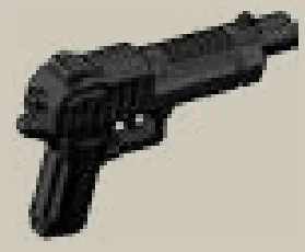 Pistol: Desert Eagle in Gray, Dim (Metallic)