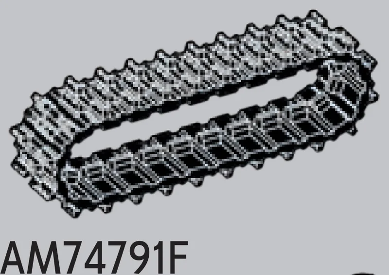 Wheel, Tread, Small: caterpillar tread, type 01 in Black