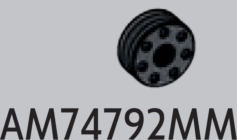 Wheel, Small: pulley in Gray, Dark (Metallic)