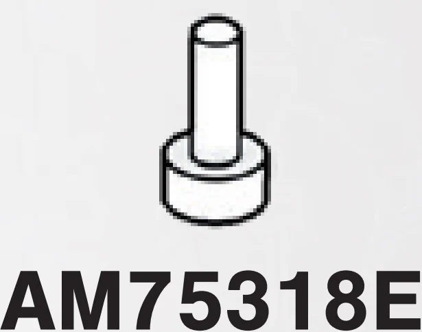 Tile 1 x 1 round with vertical peg