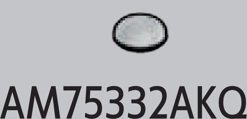 Tile Round 1 x 1 Dome, Low in White with Black Marbling (Camo)