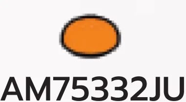 Tile Round 1 x 1 Dome, Low in Orange, Smoky
