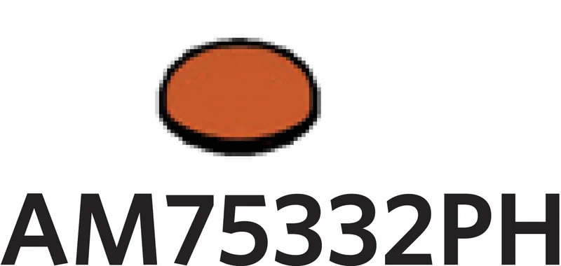 Tile Round 1 x 1 Dome, Low in Red, Brick