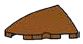 Slope brick 2 x 3 curved slope corner round, left in Brown, Caramel