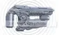 Weapon, Firearm: pistol, boltshot in Gray, Dark (Metallic)