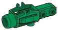 Weapon, Missile: micro-dart launcher, friction-propelled, body in Green, Forest