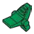 Weapon, Missile: micro-dart launcher, friction-propelled, trigger in Green, Forest