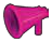 Tool/Gear: megaphone in Pink, Barbie